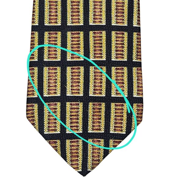 The Metropolitan Museum Of Art Masterworks Collection Silk Tie Black/Gold READ - Picture 2 of 7